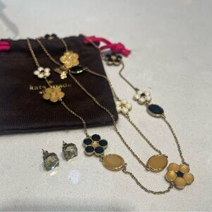 🔥 LOW  START🎉 ⭐️💎KATE SPADE NECKLACE & EARRINGS COMBO